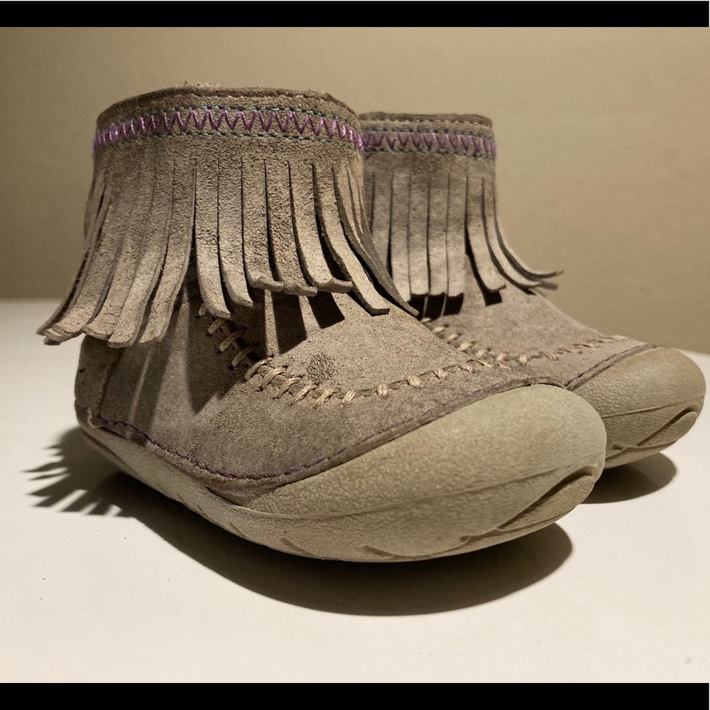 3/$15 LEATHER MOCCASIN BOOTIE